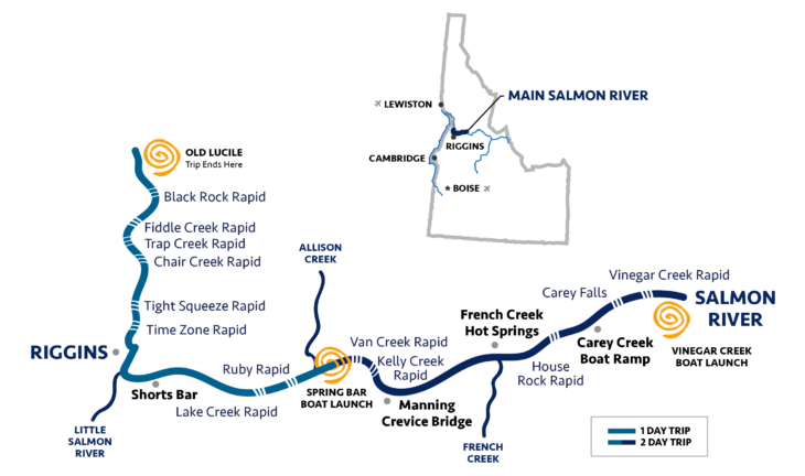 Salmon River Map